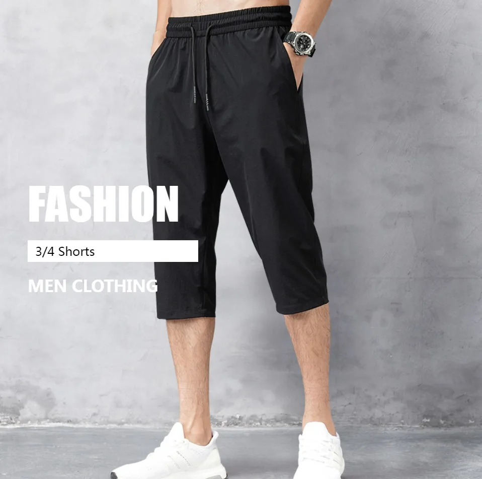Summer Men's Shorts Breeches 2023 Thin Nylon 3/4 Trousers Men's Gym Three Quarters Shorts Male Bermuda Quick Drying Beach Shorts
Summer Men's Shorts Breeches 2023 Thin Nylon 3/4 Trousers Men's Gym Three Quarters Shorts Male Bermuda Quick Drying Beach Shorts