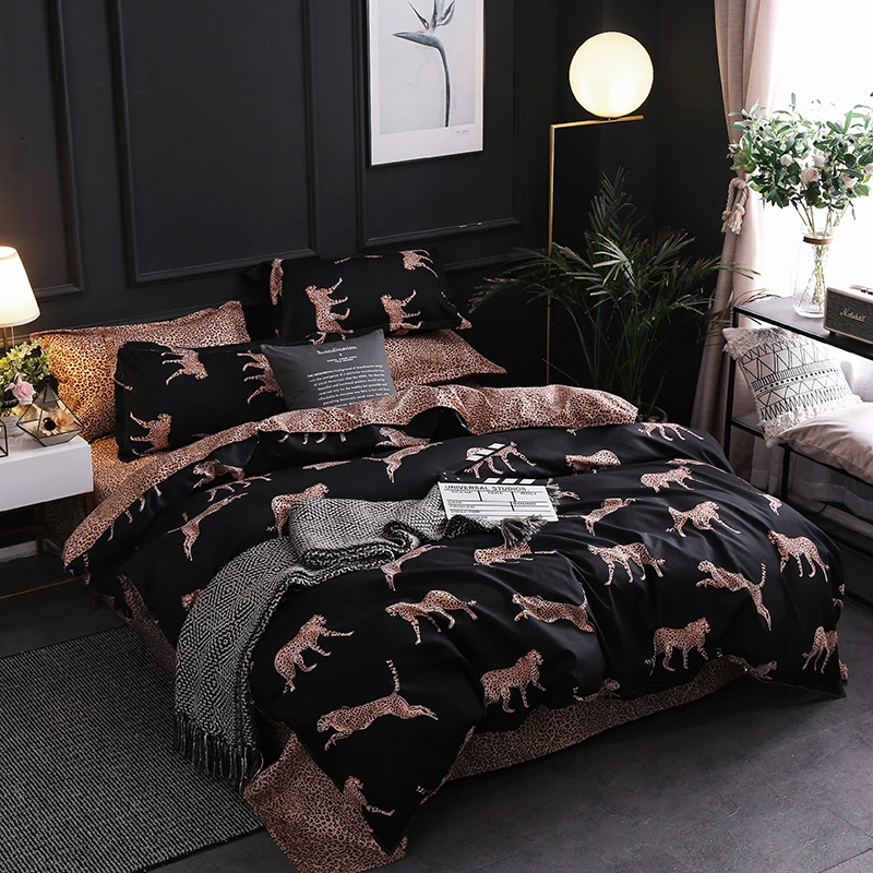 Yaapeet Classic home bedding set duvet cover set Animal Leopard 3pcs super king size bed linens Queen cotton bedclothes
Yaapeet Classic home bedding set duvet cover set Animal Leopard 3pcs super king size bed linens Queen cotton bedclothes