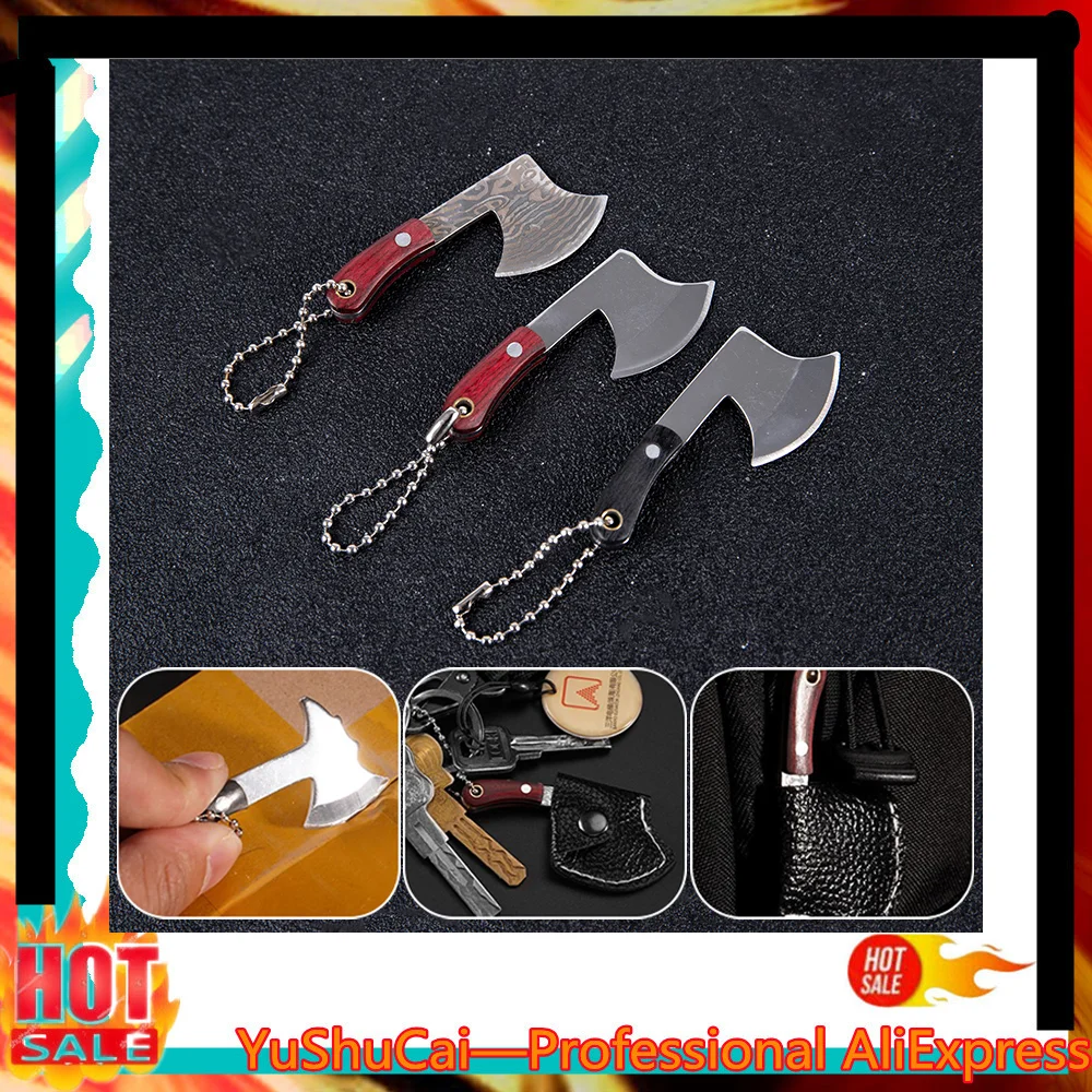 Mini Keyring Stainless Steel Axe Keyring Hatchet Pocket Knife Keychain Keyring EDC Tools outdoor Tools
Mini Keyring Stainless Steel Axe Keyring Hatchet Pocket Knife Keychain Keyring EDC Tools outdoor Tools