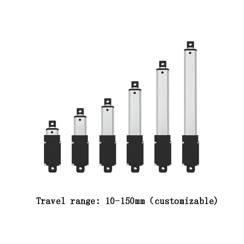 Mini electric push rod telescopic rod micro telescopic motor small DC 12V/24V electric pole DIY lifter 10-150mm 8mm/s 60N(6KG)
Mini electric push rod telescopic rod micro telescopic motor small DC 12V/24V electric pole DIY lifter 10-150mm 8mm/s 60N(6KG)