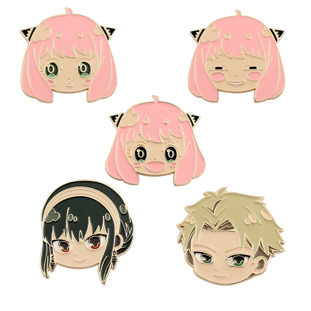 Spy×Family Anime Cartoon Metal Brooch Trendy Accessories For Women Men Backpack Hat Hard Enamel Pins Badge Cosplay jewelry
Spy×Family Anime Cartoon Metal Brooch Trendy Accessories For Women Men Backpack Hat Hard Enamel Pins Badge Cosplay jewelry