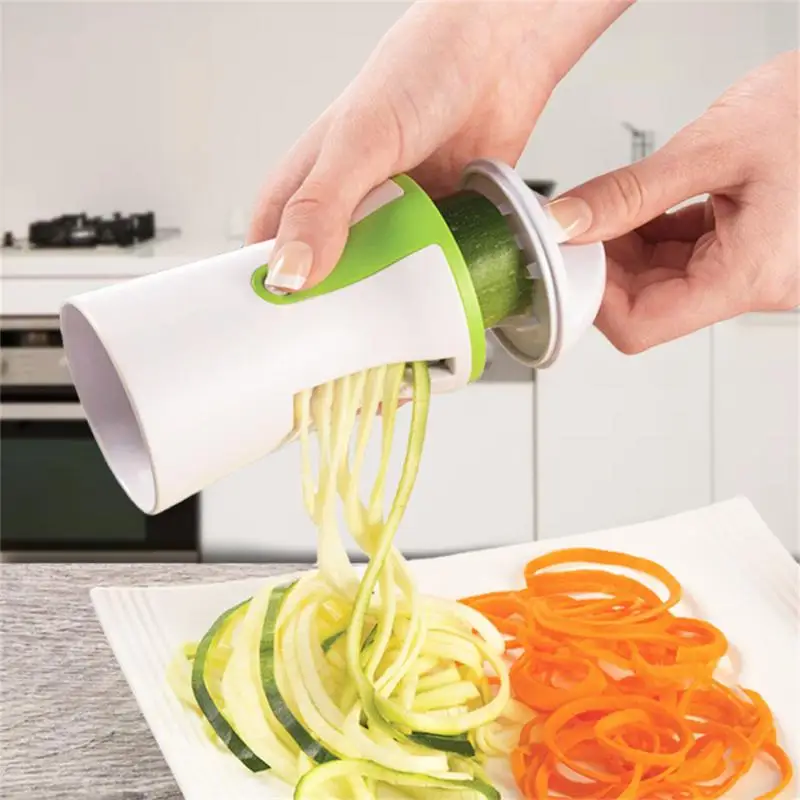 Handheld Spiral Vegetable Slicer Kitchen Vegetable Grater Peeler Stainless Steel Twist Slicer Carrot Zucchini Spaghetti Cutter
Handheld Spiral Vegetable Slicer Kitchen Vegetable Grater Peeler Stainless Steel Twist Slicer Carrot Zucchini Spaghetti Cutter
