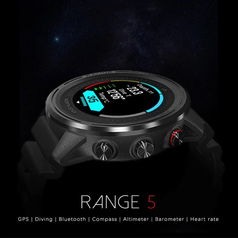 NORTH EDGE Mens Smart Watch Smartwatch GPS Men Altitude Barometer Compass Waterproof Dive 50M Full Touch Fitness Outdoor Watches
NORTH EDGE Mens Smart Watch Smartwatch GPS Men Altitude Barometer Compass Waterproof Dive 50M Full Touch Fitness Outdoor Watches