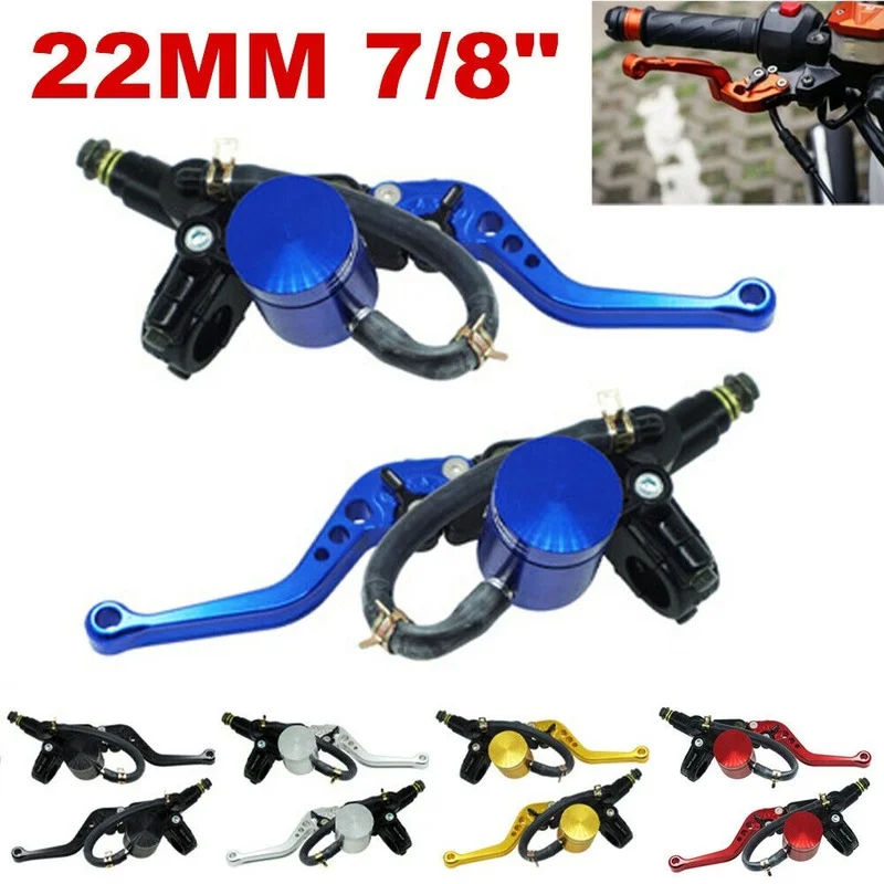 22MM 7/8" CNC Motorcycle Master Cylinder Reservoir Brake Clutch Hydraulic Levers 
22MM 7/8" CNC Motorcycle Master Cylinder Reservoir Brake Clutch Hydraulic Levers