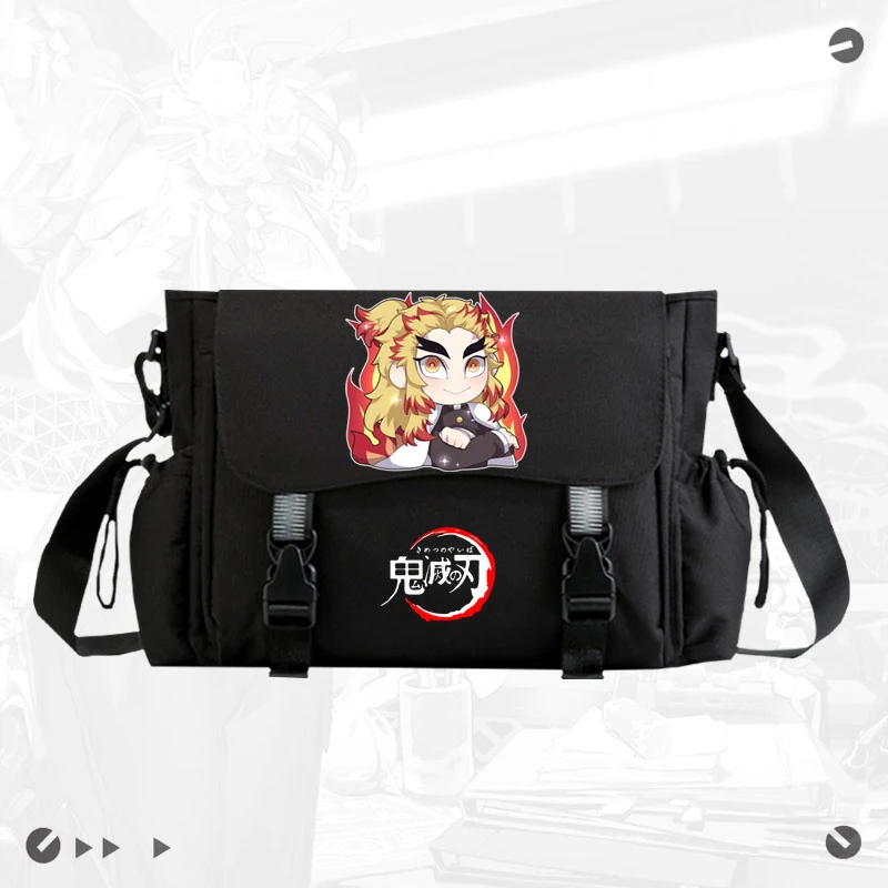 Аниме рассекающий демонов Agatsuma Zenitsu Rengoku Kyoujurou Kamado Tanjirou и т. д. Милая Портативная сумка через плечо в стиле унисекс 
Аниме рассекающий демонов Agatsuma Zenitsu Rengoku Kyoujurou Kamado Tanjirou и т. д. Милая Портативная сумка через плечо в стиле унисекс