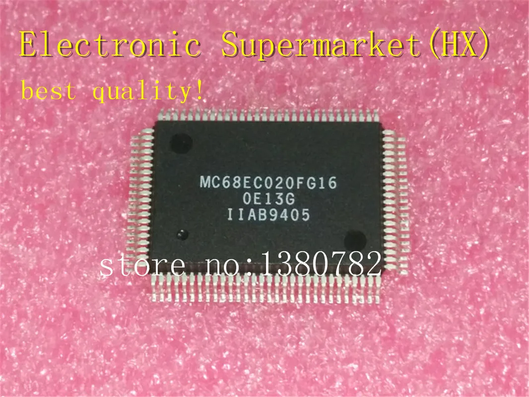 Новинка, оригинальная Специальная цена, спот 5 шт./лот MC68EC020FG16 MC68EC020 стандартная фотография!
Новинка, оригинальная Специальная цена, спот 5 шт./лот MC68EC020FG16 MC68EC020 стандартная фотография!