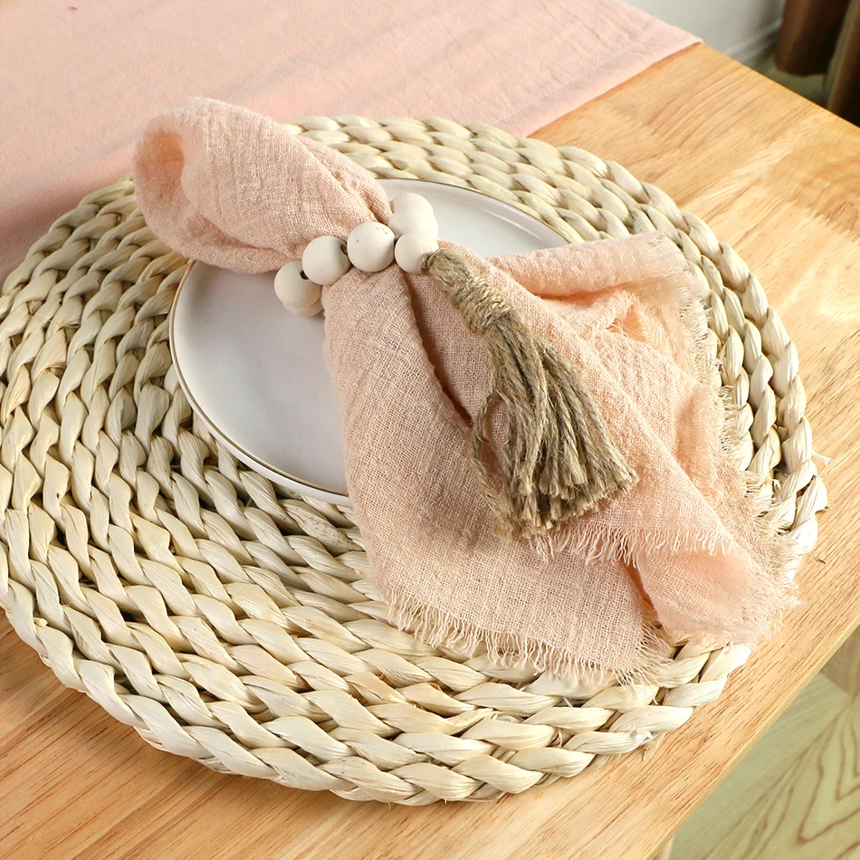 Set of 4 Cotton Gauze Napkins Table Decor Soft Comfortable Various Size Handmade Custom for Dining Wedding Event Designing
Set of 4 Cotton Gauze Napkins Table Decor Soft Comfortable Various Size Handmade Custom for Dining Wedding Event Designing