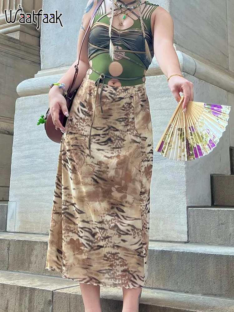 Женские прямые юбки с высокой талией Waatfaak, длинные сексуальные юбки Y2K в эстетике Харадзюку, летняя тканевая миди-юбка, милые феи 2000S
Женские прямые юбки с высокой талией Waatfaak, длинные сексуальные юбки Y2K в эстетике Харадзюку, летняя тканевая миди-юбка, милые феи 2000S