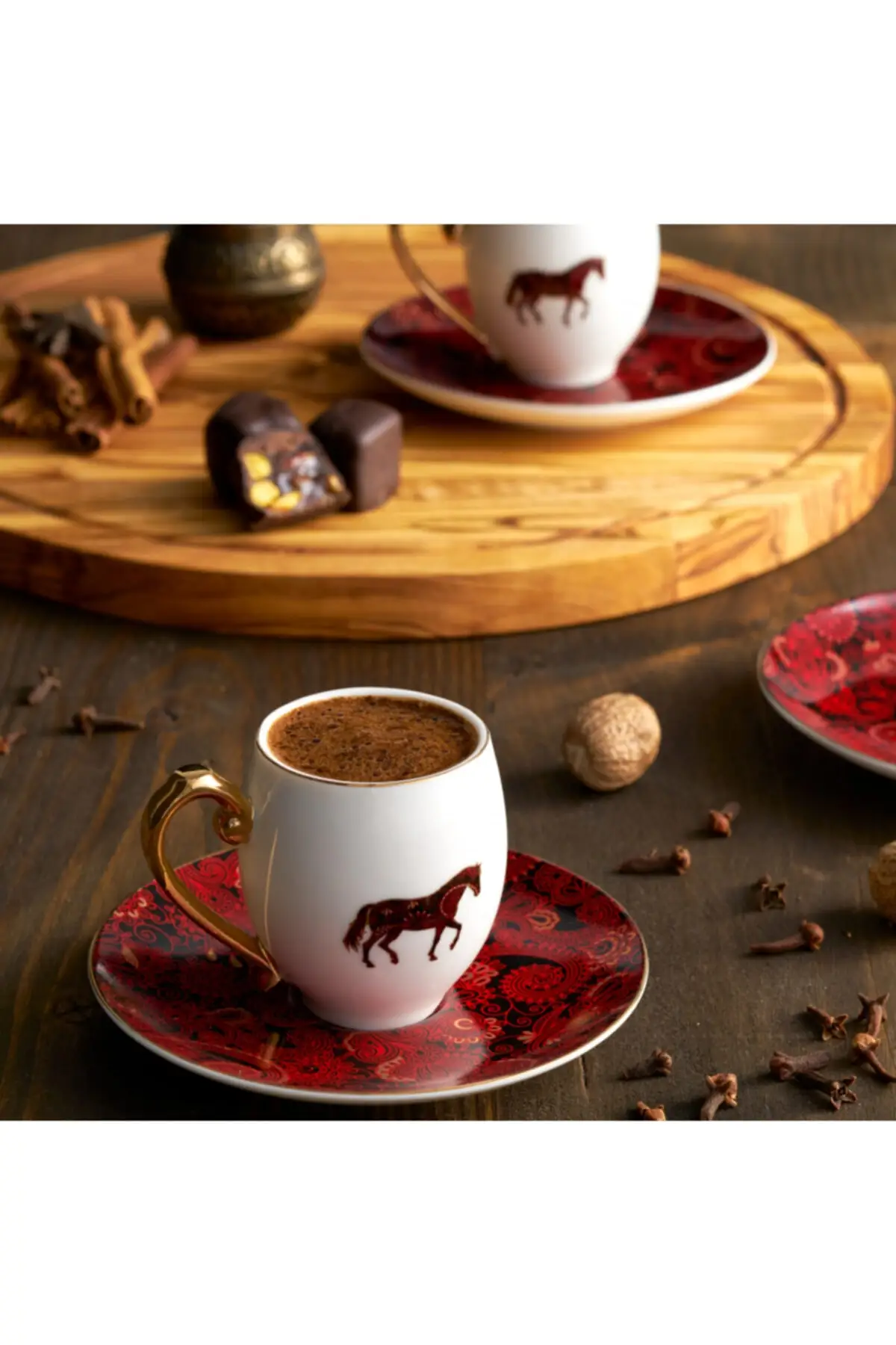 Amazing Turkish Greek Arabic Coffee & Espresso Cup Set Porcelain 2 Personal Coffee Cup Set Horse Motif Labor
Amazing Turkish Greek Arabic Coffee & Espresso Cup Set Porcelain 2 Personal Coffee Cup Set Horse Motif Labor