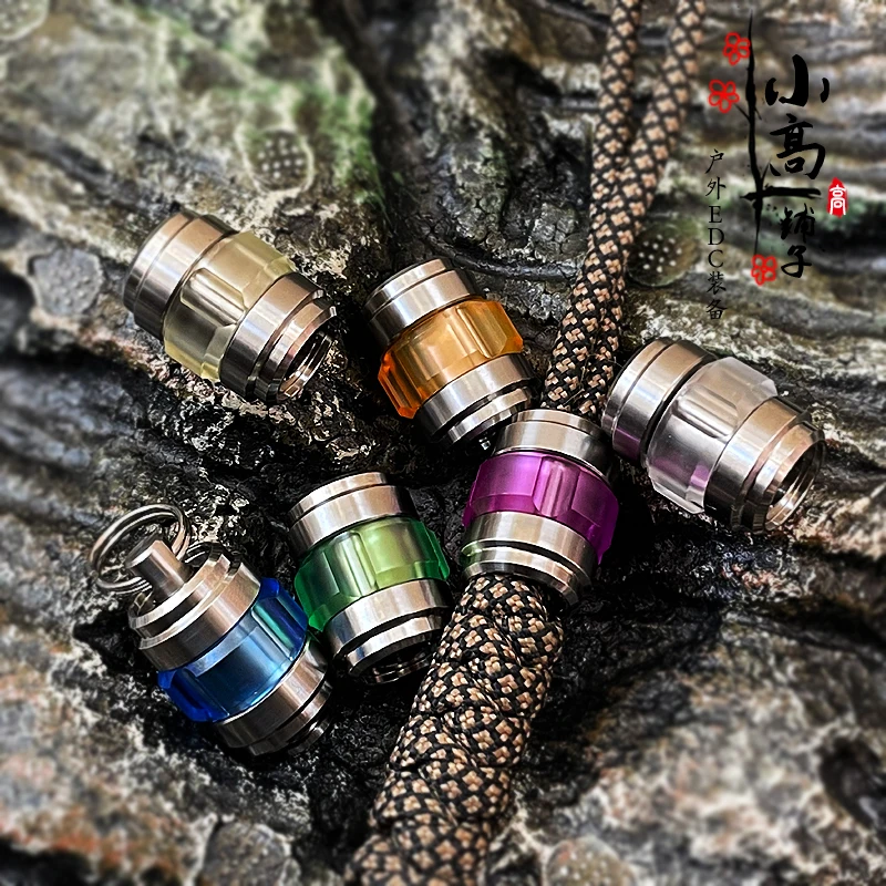 Titanium Alloy Hamburger EDC Parachute Cord Pendant Tail Rope Hand Strap Pendant
Titanium Alloy Hamburger EDC Parachute Cord Pendant Tail Rope Hand Strap Pendant