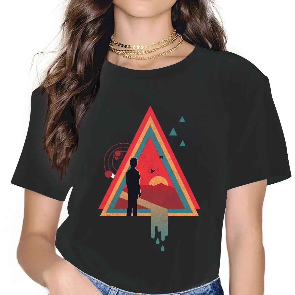 Stare Into Feminine Clothes Sunset in Rocky Mountain Beautiful Natural T-shirt Kawaii Vintage Female Blusas
Stare Into Feminine Clothes Sunset in Rocky Mountain Beautiful Natural T-shirt Kawaii Vintage Female Blusas