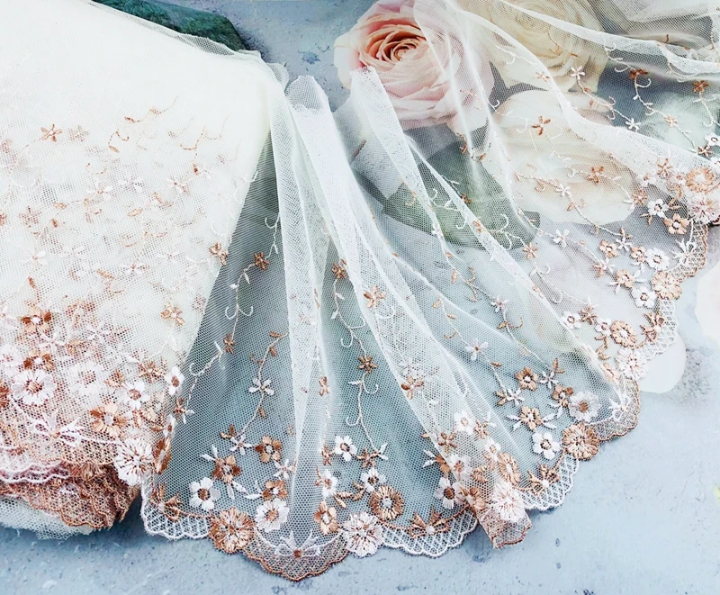 Wholesale lot 22CM wide 1yard Delicate Embroidered flower tulle Lace Trim sewing Craft DIY Trimming Decor A16
Wholesale lot 22CM wide 1yard Delicate Embroidered flower tulle Lace Trim sewing Craft DIY Trimming Decor A16