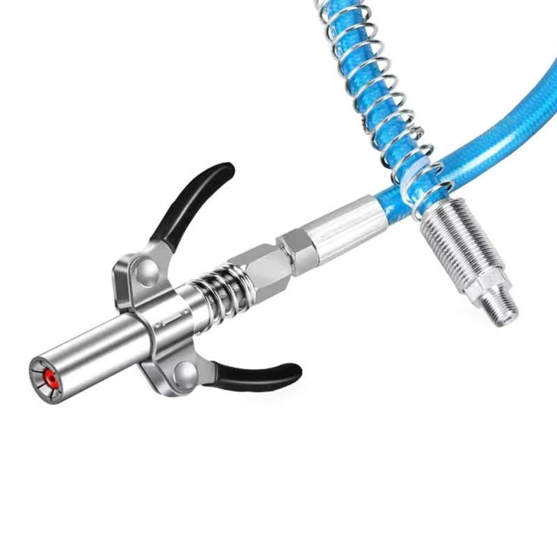 Grease Coupler 10000PSI NPT I/8 Leak-Free Grease Tool Heavy-Duty Quick Lock Double Handle Stainless Oil Injector Nozzle
Grease Coupler 10000PSI NPT I/8 Leak-Free Grease Tool Heavy-Duty Quick Lock Double Handle Stainless Oil Injector Nozzle