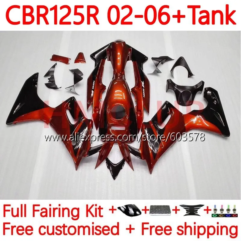 Kit For HONDA CBR-125R CBR 125 125R 125CC CBR125R 2002 2003 2004 2005 2006 CBR125RR 02 03 04 05 06 Fairing 123No.35 dark orange
Kit For HONDA CBR-125R CBR 125 125R 125CC CBR125R 2002 2003 2004 2005 2006 CBR125RR 02 03 04 05 06 Fairing 123No.35 dark orange