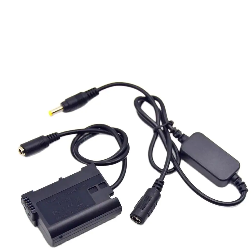 EN-EL15 Dummy Battery EP-5B DC Coupler 12V-24V Step Down Cable for Nikon Z7 Z6 D850 D810 D800E D750 D610 D600 Camera
EN-EL15 Dummy Battery EP-5B DC Coupler 12V-24V Step Down Cable for Nikon Z7 Z6 D850 D810 D800E D750 D610 D600 Camera