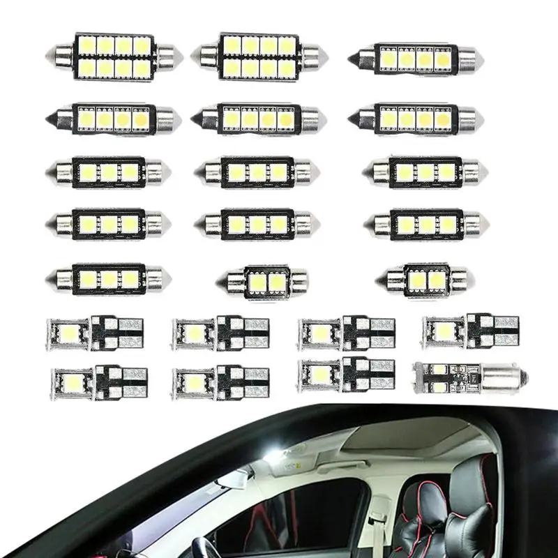 Dome Light LED Car Bulb 23pcs Auto Universal Ceiling Lights 1.2-2.5W Super Bright 60-130Lm DC 12V Interior Car Lights LED Bulbs
Dome Light LED Car Bulb 23pcs Auto Universal Ceiling Lights 1.2-2.5W Super Bright 60-130Lm DC 12V Interior Car Lights LED Bulbs