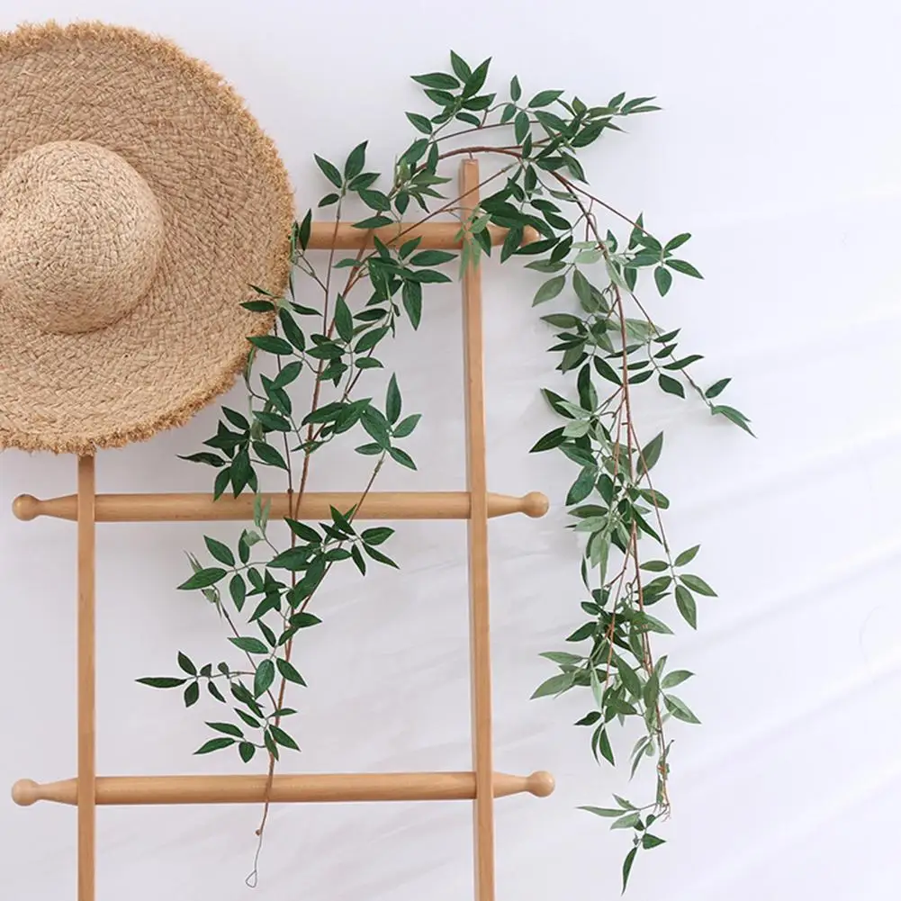 1Pc 180cm Artificial Plant Easy to Bend Require No Maintenance Fabric Decorative Green Fake Rattan искусственные растения
1Pc 180cm Artificial Plant Easy to Bend Require No Maintenance Fabric Decorative Green Fake Rattan искусственные растения