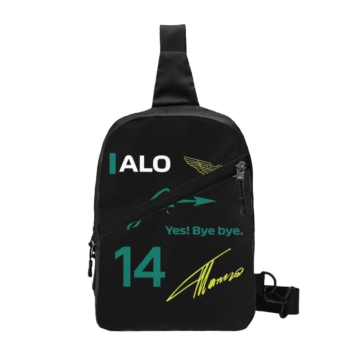 Casual Famous Spanish Racing Driver Aston Martins Sling Bag for Travel Hiking Men Chest Crossbody Backpack Shoulder Daypack
Casual Famous Spanish Racing Driver Aston Martins Sling Bag for Travel Hiking Men Chest Crossbody Backpack Shoulder Daypack