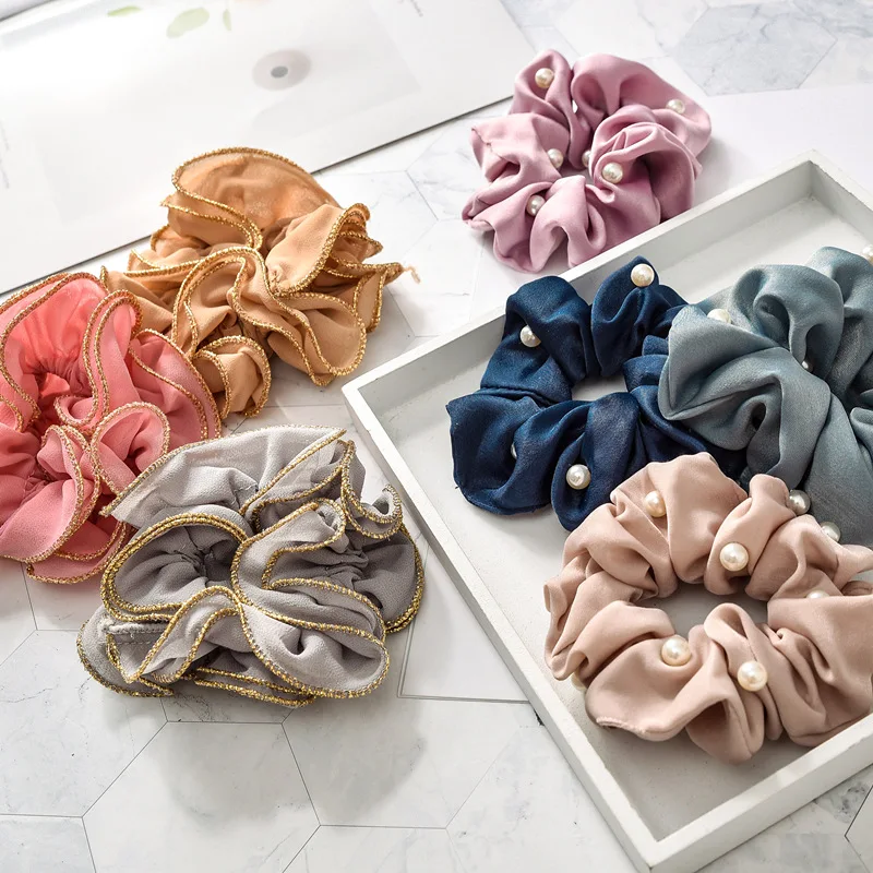 Imitation Faux Pearl Solid Color Hair Scrunchies Soft Elastic Hair Bands Women Sweet Elegant Hair Accessories Ponytail Holder
Imitation Faux Pearl Solid Color Hair Scrunchies Soft Elastic Hair Bands Women Sweet Elegant Hair Accessories Ponytail Holder