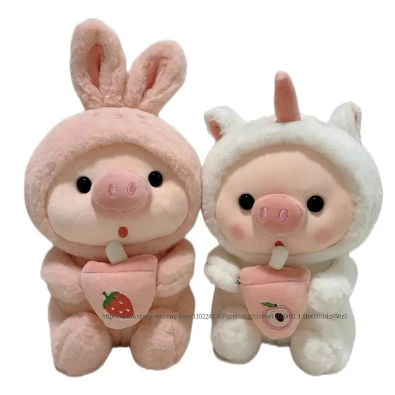 Kawaii Cosplay Pig Plush Toys Cute Frog Unicorn Rabbit Tiger Dolls Stuffed Soft Piggy Holding Bubble Cup Pillow Girls Nice Gift
Kawaii Cosplay Pig Plush Toys Cute Frog Unicorn Rabbit Tiger Dolls Stuffed Soft Piggy Holding Bubble Cup Pillow Girls Nice Gift