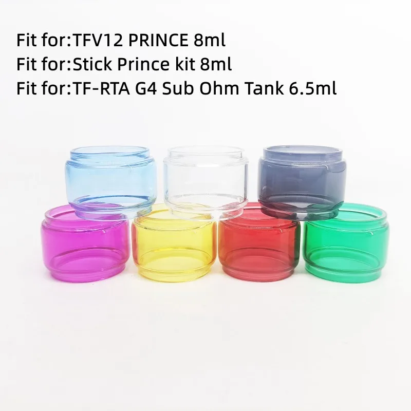 3Pcs Glass Tube for SMOK TFV12 PRINCE 8ml / TF-RTA G4 Sub Ohm Tank 6.5ml / Stick Prince kit 8ml RTA Machine Tank 
3Pcs Glass Tube for SMOK TFV12 PRINCE 8ml / TF-RTA G4 Sub Ohm Tank 6.5ml / Stick Prince kit 8ml RTA Machine Tank