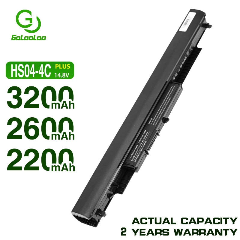 HS03 Laptop Battery for HP HS04 N2L85AA 807612-831 TPN-C125 HSTNN-IB6L TPN-C128 TPN-I119 255 G5 250 G4 TPN-C126 HSTNN-PB6T 
HS03 Laptop Battery for HP HS04 N2L85AA 807612-831 TPN-C125 HSTNN-IB6L TPN-C128 TPN-I119 255 G5 250 G4 TPN-C126 HSTNN-PB6T