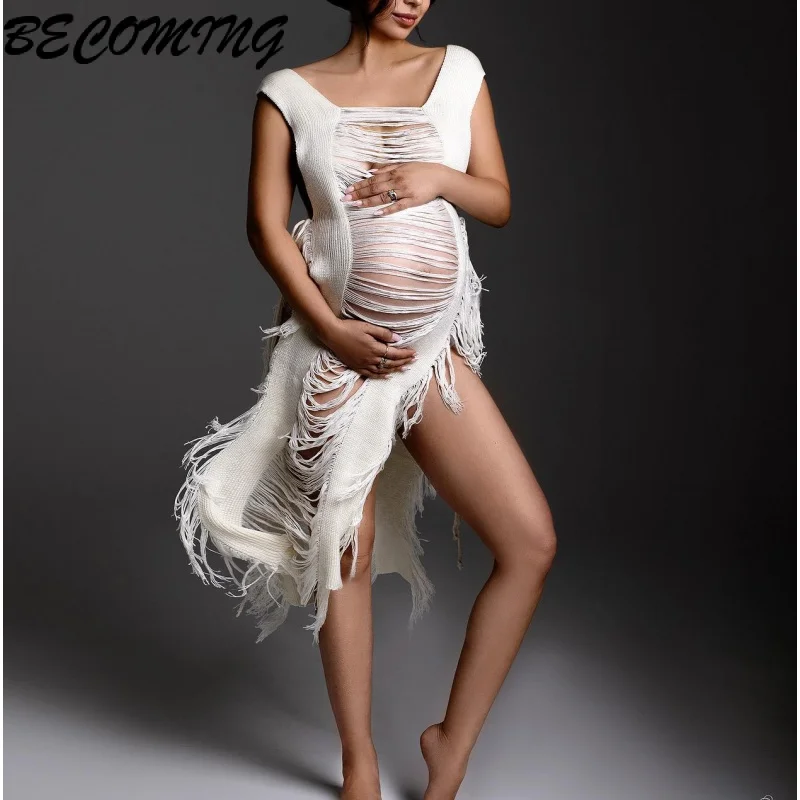 Dresses photoshoot Pregnancy Shooting Clothing For Photo Shoot Maternity Photography Sexy Tassel Dress See-through Slim Long Top
Dresses photoshoot Pregnancy Shooting Clothing For Photo Shoot Maternity Photography Sexy Tassel Dress See-through Slim Long Top