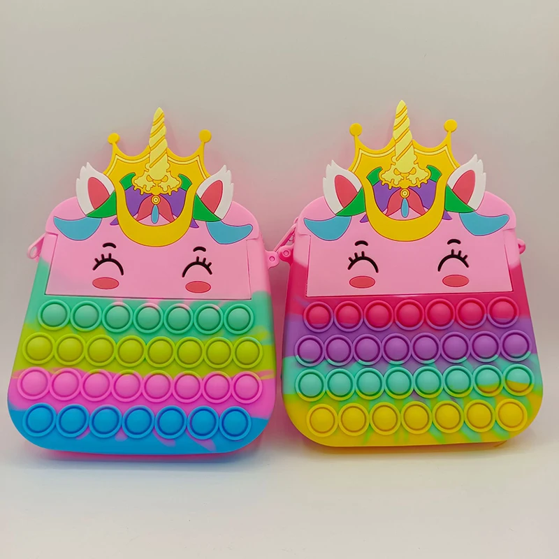 New Color Fidget Toy Unicorn Backpack Push Bubble Squeeze Gifts Decompression Squishy Soft Bag Simple Dimple Kids Toys for Girls
New Color Fidget Toy Unicorn Backpack Push Bubble Squeeze Gifts Decompression Squishy Soft Bag Simple Dimple Kids Toys for Girls