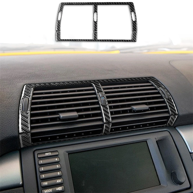 For BMW X5 E53 2000 2001 2002 2003-2006 Carbon Fiber Stickers Car Centre Air Conditioner Outlet Trim interior Car Accessories
For BMW X5 E53 2000 2001 2002 2003-2006 Carbon Fiber Stickers Car Centre Air Conditioner Outlet Trim interior Car Accessories