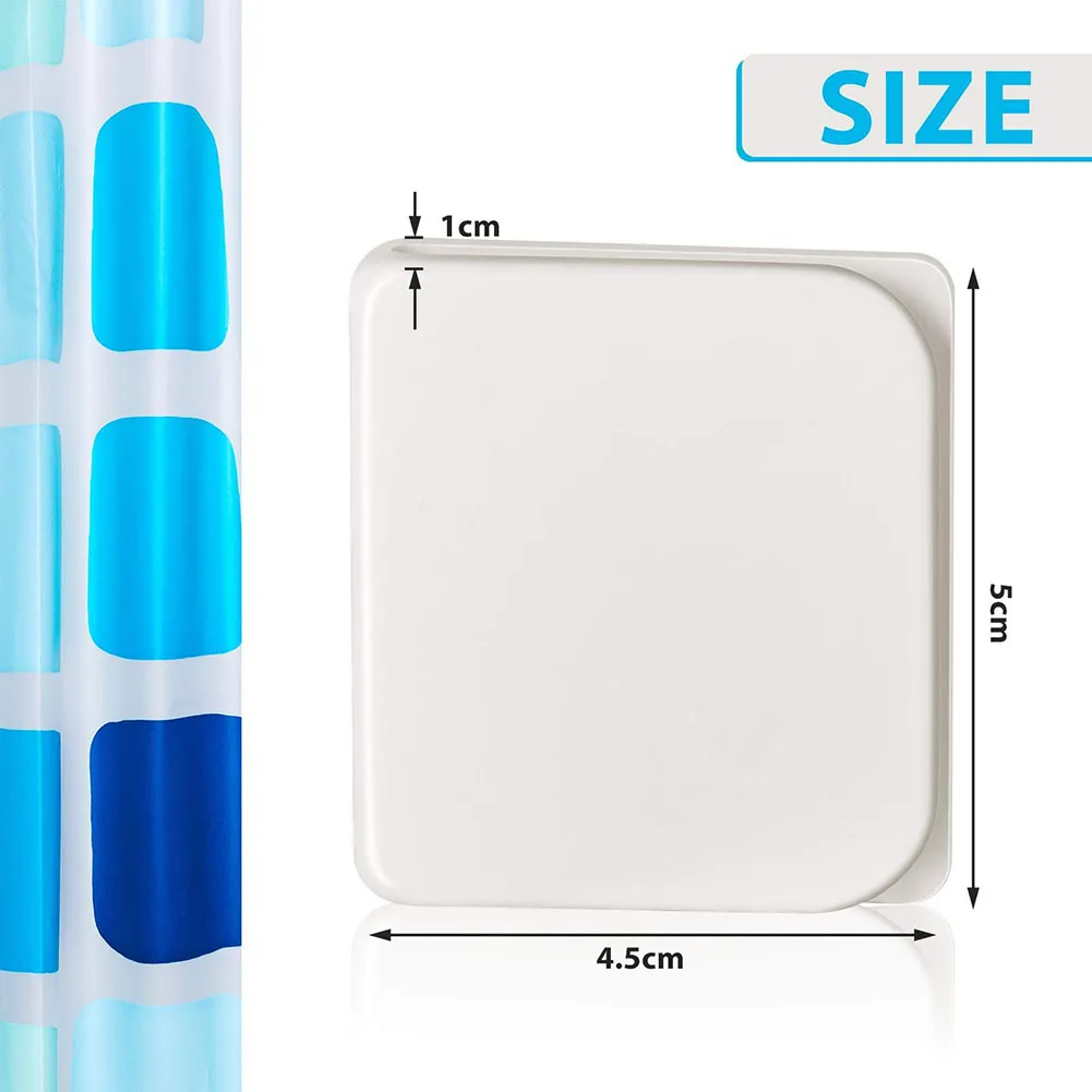 2/4 Pcs Shower Curtain Anti Splash Clips Fixed Clamps Bath Guard Self Adhesive Shower Curtain Rings Clip Bathroom Product
2/4 Pcs Shower Curtain Anti Splash Clips Fixed Clamps Bath Guard Self Adhesive Shower Curtain Rings Clip Bathroom Product