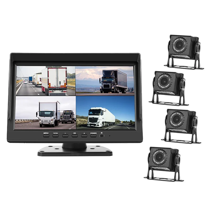 High Quality Screen 10.1 Inch Monitor Truck Intelligent Voice Controlled Four Record Monitoring All In One Driving Recorder
High Quality Screen 10.1 Inch Monitor Truck Intelligent Voice Controlled Four Record Monitoring All In One Driving Recorder