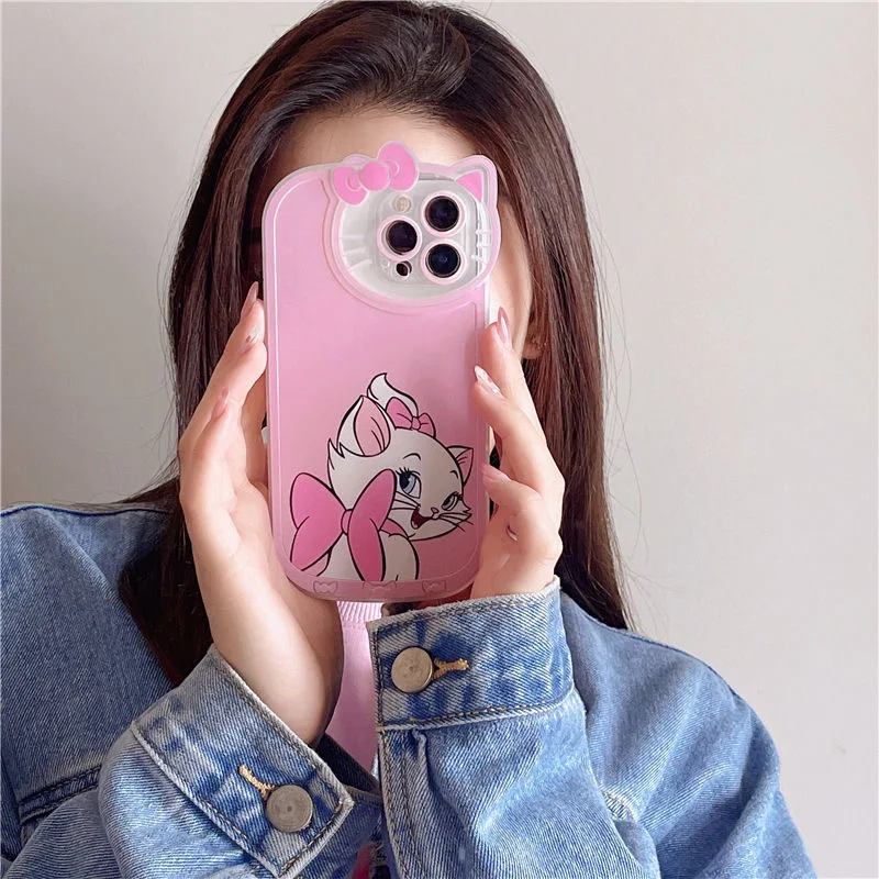Cartoon Mary Cat Hello Kitty Creative Phone Cases For IPhone 13 12 11 Pro Max XR XS MAX X Lady Girl Anti-drop Soft TPU Cover
Cartoon Mary Cat Hello Kitty Creative Phone Cases For IPhone 13 12 11 Pro Max XR XS MAX X Lady Girl Anti-drop Soft TPU Cover