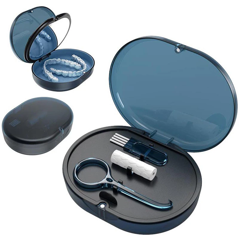 2 layers Orthodontic Retainer Braces Storage Box With Mirror Teeth Soaking Denture Cleaning Tooth Storage Portable case
2 layers Orthodontic Retainer Braces Storage Box With Mirror Teeth Soaking Denture Cleaning Tooth Storage Portable case