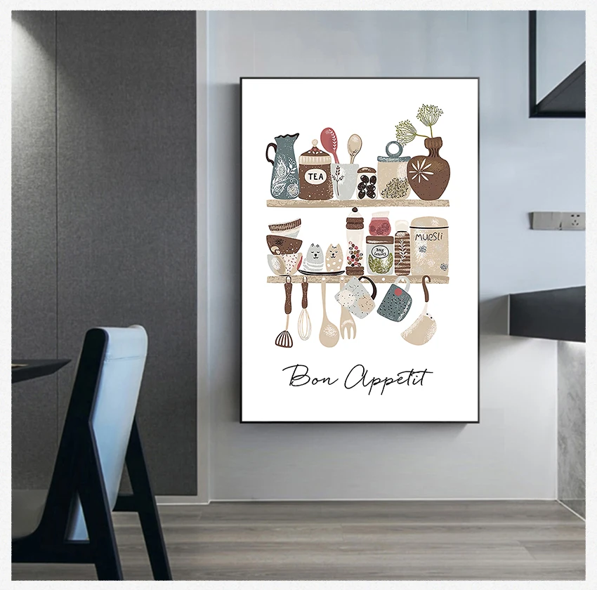 Print Print Painting Quotes Wall Pictures For Kitchen Home Decoration Tableware Canvas Painting Wall Art Nordico Poster
Print Print Painting Quotes Wall Pictures For Kitchen Home Decoration Tableware Canvas Painting Wall Art Nordico Poster