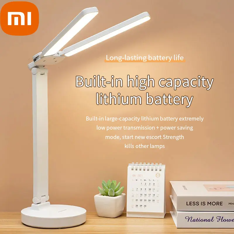 Настольная Светодиодная лампа Xiaomi с двойной лампой, приглушаемый светильник с сенсорным управлением, USB, настольное освещение для работы и учебы, с защитой глаз, для чтения
Настольная Светодиодная лампа Xiaomi с двойной лампой, приглушаемый светильник с сенсорным управлением, USB, настольное освещение для работы и учебы, с защитой глаз, для чтения