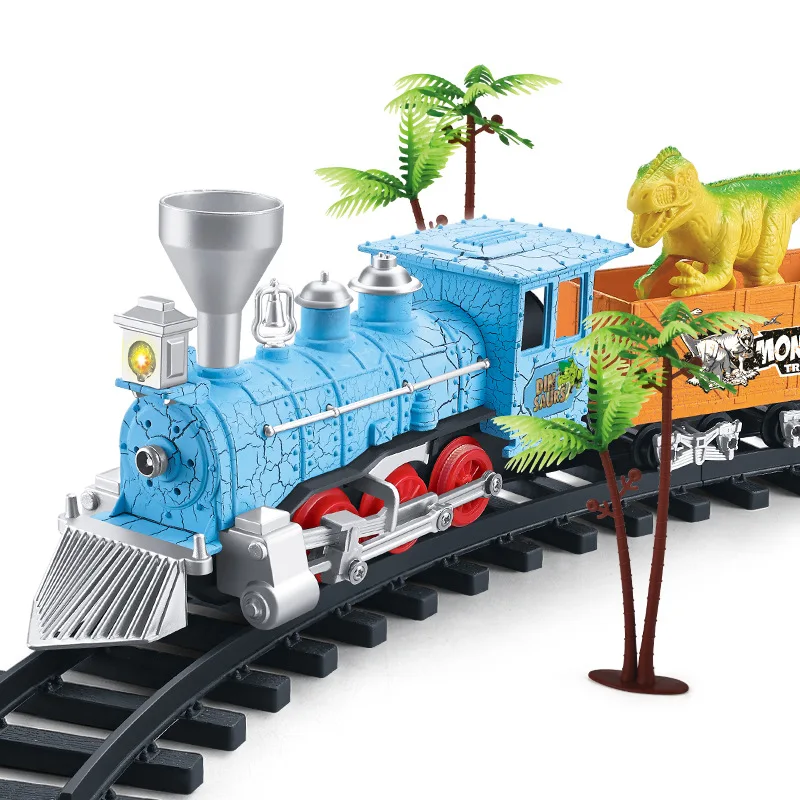Dinosaur Electric Rail Track Train Cool Light Music Kids Birthday Gifts For Boys Girls +
Dinosaur Electric Rail Track Train Cool Light Music Kids Birthday Gifts For Boys Girls +
