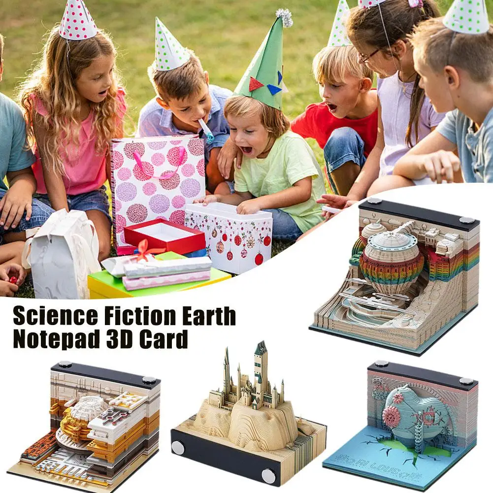 Hand-bound Sci-fi Earth 3d Notepad Memo Pad Desk Paper Office Stationery Decoration Ornaments Sticky Note Accessor E4o8
Hand-bound Sci-fi Earth 3d Notepad Memo Pad Desk Paper Office Stationery Decoration Ornaments Sticky Note Accessor E4o8