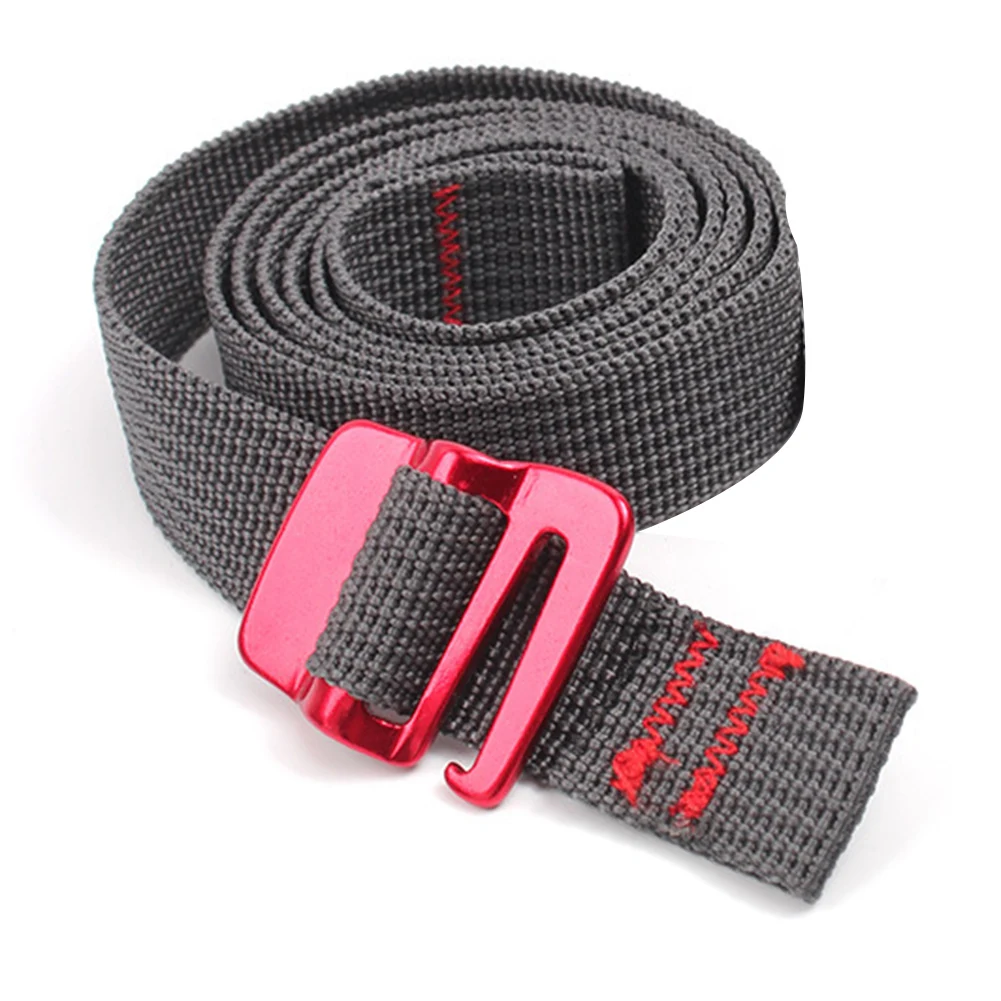 1.5m Strapping Cord Tape Nylon Rope Belt With Quick Release Metal Hook For Tightening Up Backpacks/Tents/Sleeping Bag Outdoor
1.5m Strapping Cord Tape Nylon Rope Belt With Quick Release Metal Hook For Tightening Up Backpacks/Tents/Sleeping Bag Outdoor