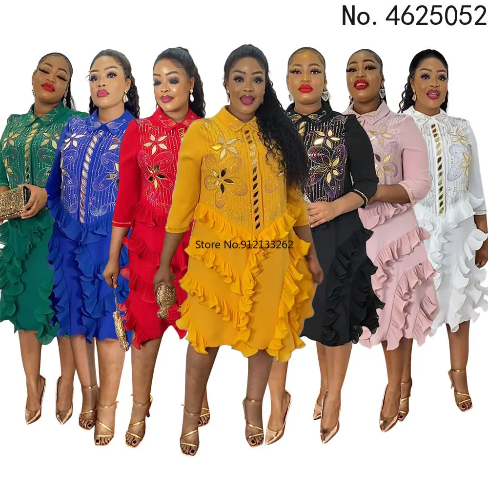 Plus Size Summer African Party Dresses for Women Traditional Dashiki Africa Clothing Diamond Ankara Wedding Evening Gown 2022
Plus Size Summer African Party Dresses for Women Traditional Dashiki Africa Clothing Diamond Ankara Wedding Evening Gown 2022