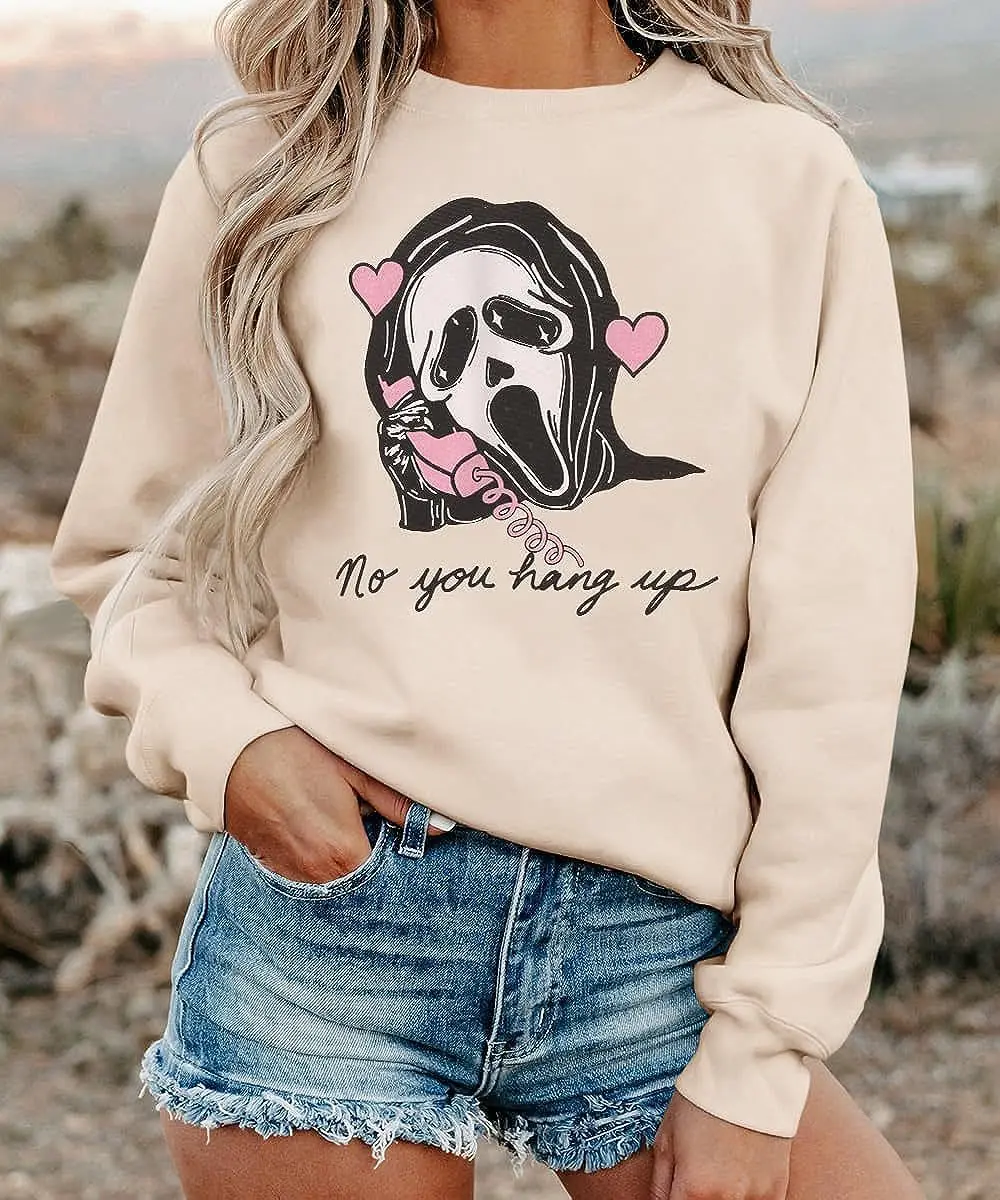 Women's Halloween Ghost Face Autumn Sweatshirt Oversized Sweatshirt Harajuku Long Sleeve Hooded Clothes Loose Tops Pullover
Women's Halloween Ghost Face Autumn Sweatshirt Oversized Sweatshirt Harajuku Long Sleeve Hooded Clothes Loose Tops Pullover