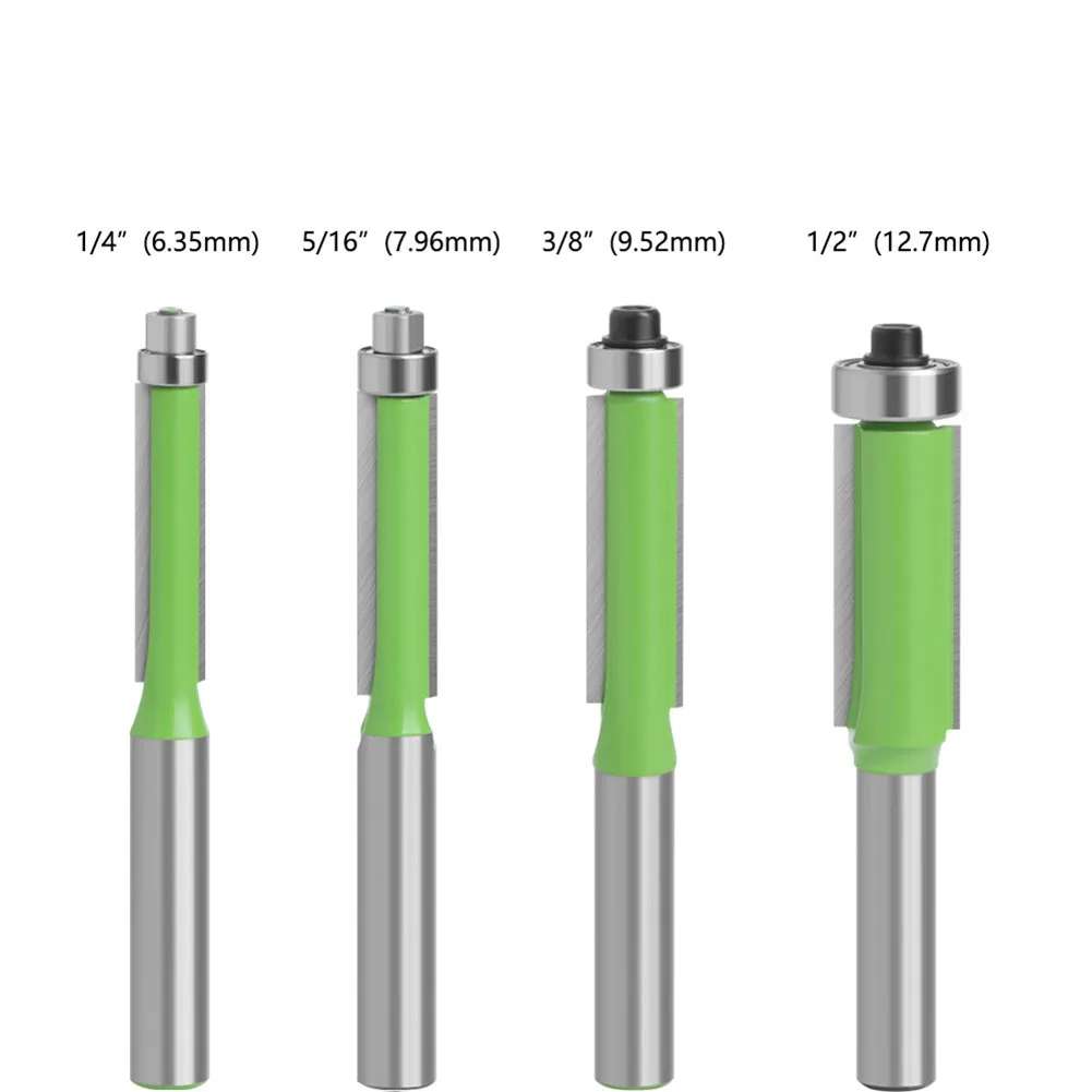 8mm Shank Flush Trim Router Bit With Bearing For Wood Template Pattern Bit Tungsten Steel Alloy Milling Cutter Hand Tools
8mm Shank Flush Trim Router Bit With Bearing For Wood Template Pattern Bit Tungsten Steel Alloy Milling Cutter Hand Tools