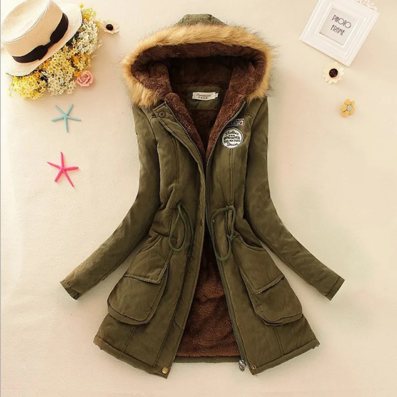Spring, autumn and winter jacket women 2022 thick warm hooded parka cotton coat 3XL casual slim coat women
Spring, autumn and winter jacket women 2022 thick warm hooded parka cotton coat 3XL casual slim coat women