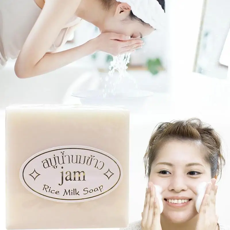 Handmade Rice Soap Thai Jasmine Rice Collagen Vitamin Skin Control Whitening Bathing Tools Whitening Oil Moisturizing
Handmade Rice Soap Thai Jasmine Rice Collagen Vitamin Skin Control Whitening Bathing Tools Whitening Oil Moisturizing