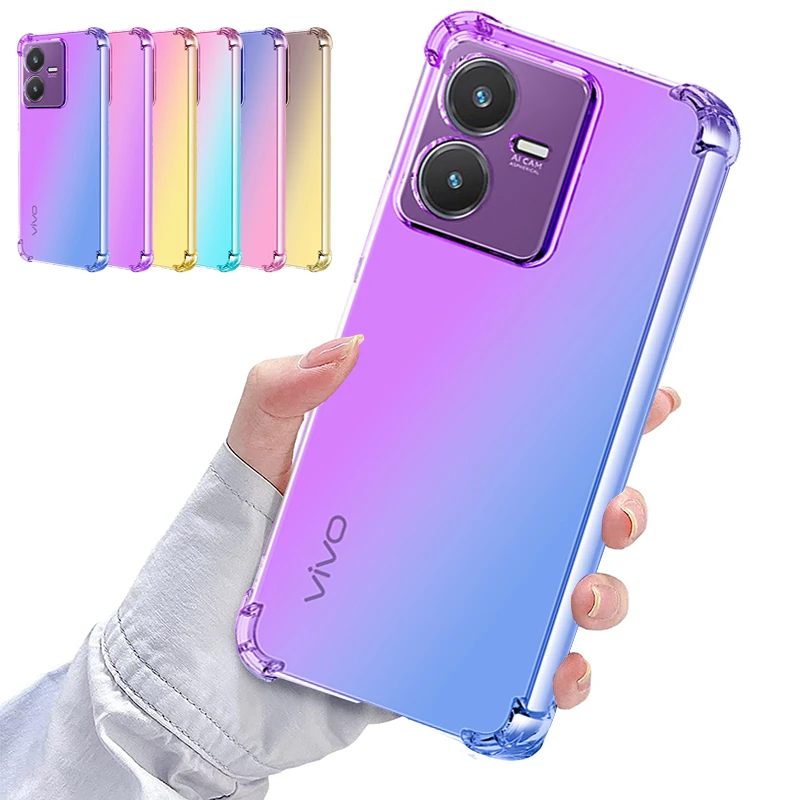 For Vivo V25 Pro Cover Shockproof Luxury Soft TPU Back Phone Case Color Cover Shell Funda for Vivo Y16 Y02S Y22S X80 Y77 Y73s
For Vivo V25 Pro Cover Shockproof Luxury Soft TPU Back Phone Case Color Cover Shell Funda for Vivo Y16 Y02S Y22S X80 Y77 Y73s