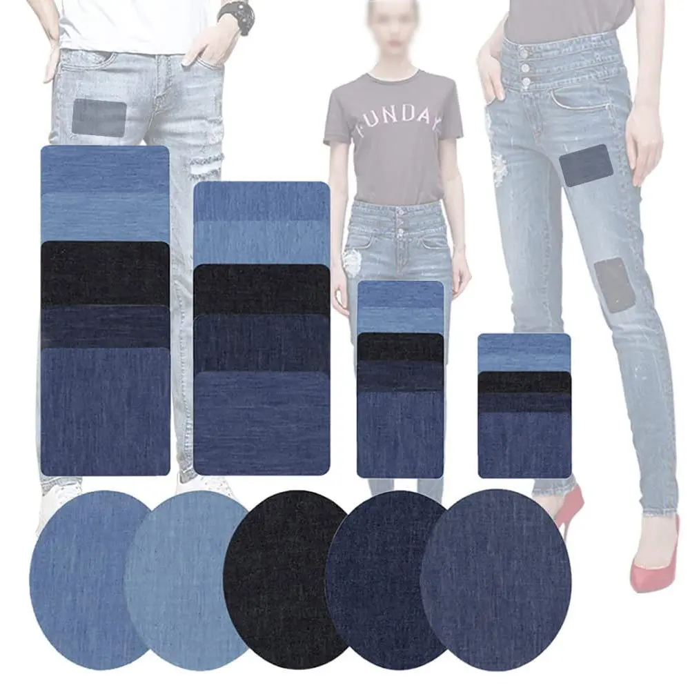 1pc/10pcs Denim Patches DIY Iron On Denim Elbow Patches Repair Pants For Jean Clothing Pants badges Apparel Sewing Fabric
1pc/10pcs Denim Patches DIY Iron On Denim Elbow Patches Repair Pants For Jean Clothing Pants badges Apparel Sewing Fabric