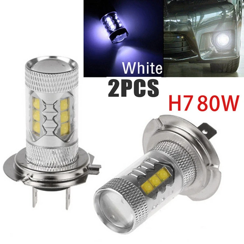 2Pcs Car Lamps H7 LED Bulb Fog Lights Car 12V 6000K White Super Bright Driving Running Lamp LED Light Bulbs
2Pcs Car Lamps H7 LED Bulb Fog Lights Car 12V 6000K White Super Bright Driving Running Lamp LED Light Bulbs