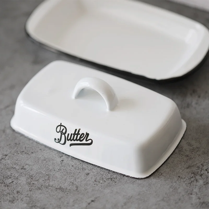 white Enamel Butter Plates Snack Tray Dinnwerware Sets Serving Tray bakjes met deksel butter dish with lid platos
white Enamel Butter Plates Snack Tray Dinnwerware Sets Serving Tray bakjes met deksel butter dish with lid platos
