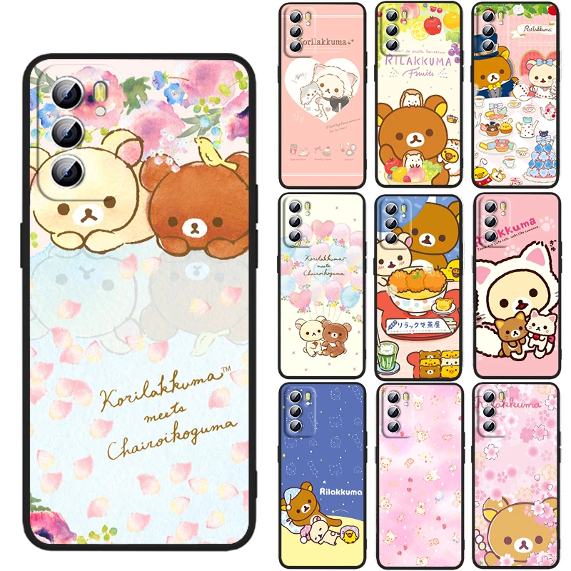 Rilakkuma Doll Cartoon For OPPO Reno 7 6 5 4 3 SE Z F Pro Plus 4G 5G Black Phone Case Silicone Cover Shell Funda Capa
Rilakkuma Doll Cartoon For OPPO Reno 7 6 5 4 3 SE Z F Pro Plus 4G 5G Black Phone Case Silicone Cover Shell Funda Capa