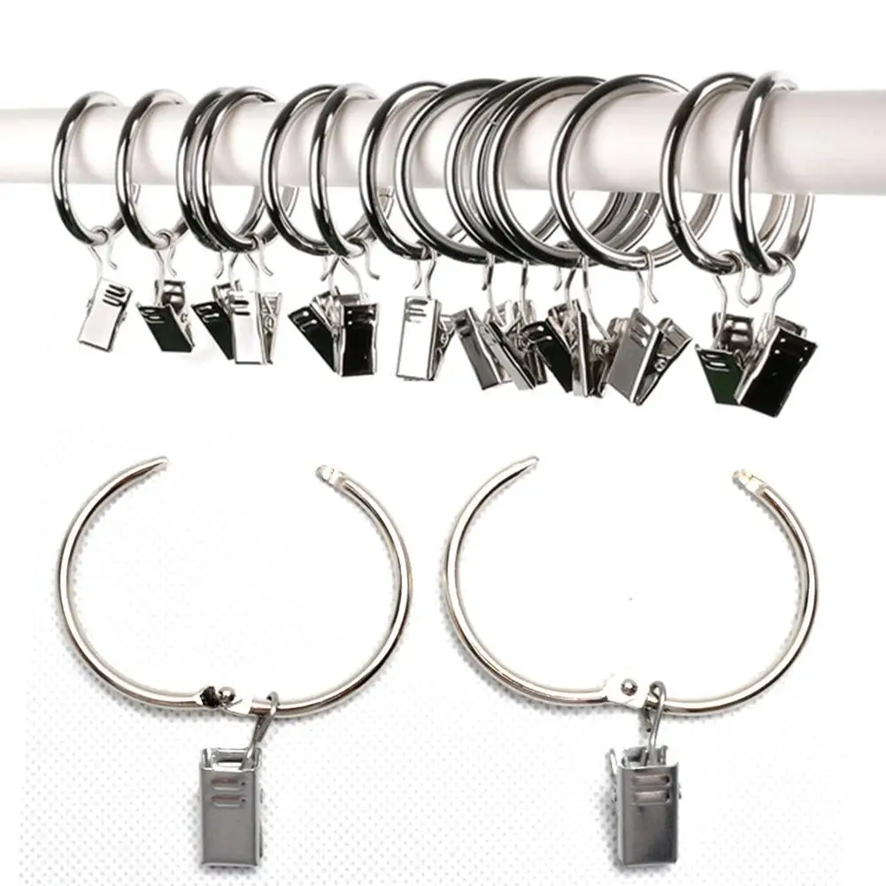 10PCS/Pack Curtain Rings Bath Curtain Home Decoration Clamps Drapery Clips Rod Clips Window High Qaulity Shower
10PCS/Pack Curtain Rings Bath Curtain Home Decoration Clamps Drapery Clips Rod Clips Window High Qaulity Shower
