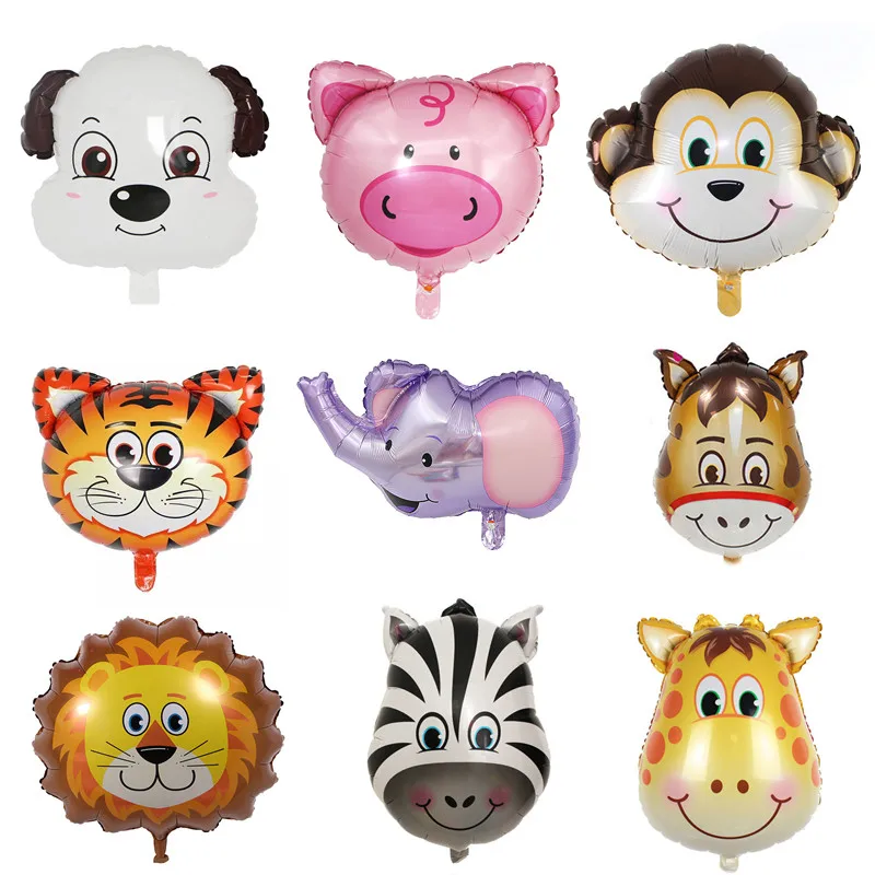 Cute Animal Balloons Lion Tiger Fawn Cow Dog Elephant Pet Foil Ballons Birthday Party Decoration Props Kids Gift Toy Air Globos
Cute Animal Balloons Lion Tiger Fawn Cow Dog Elephant Pet Foil Ballons Birthday Party Decoration Props Kids Gift Toy Air Globos